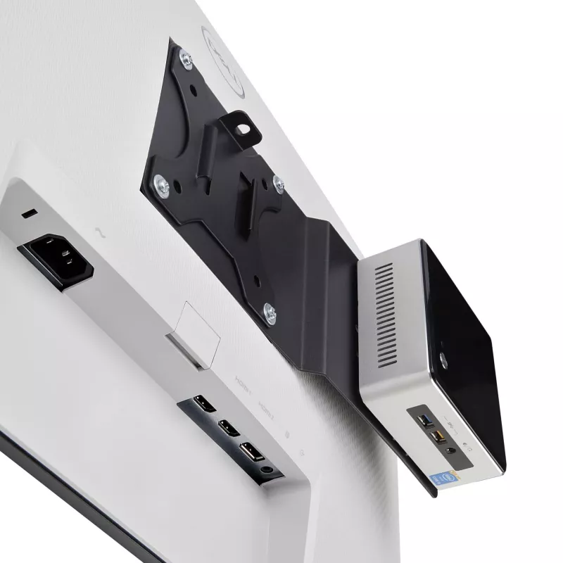 StarTech.com VESA montážny držiak pre NUC/Thin Clients alebo dokovacie stanice notebookov, VESA 75x75/100x100 kompatibilná rozširujúca doska pre mini-PC