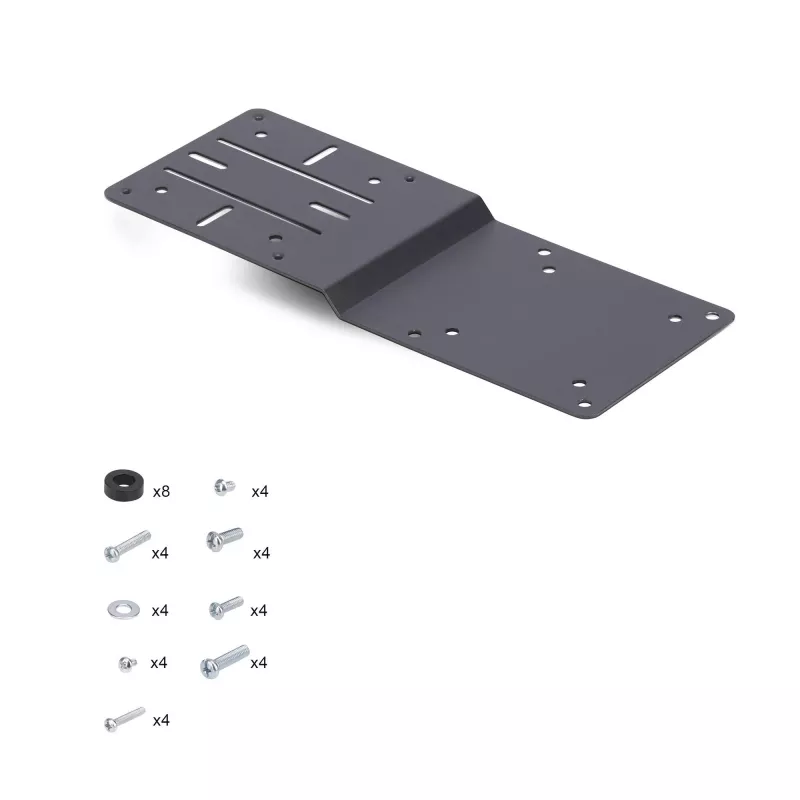 StarTech.com VESA montážny držiak pre NUC/Thin Clients alebo dokovacie stanice notebookov, VESA 75x75/100x100 kompatibilná rozširujúca doska pre mini-PC
