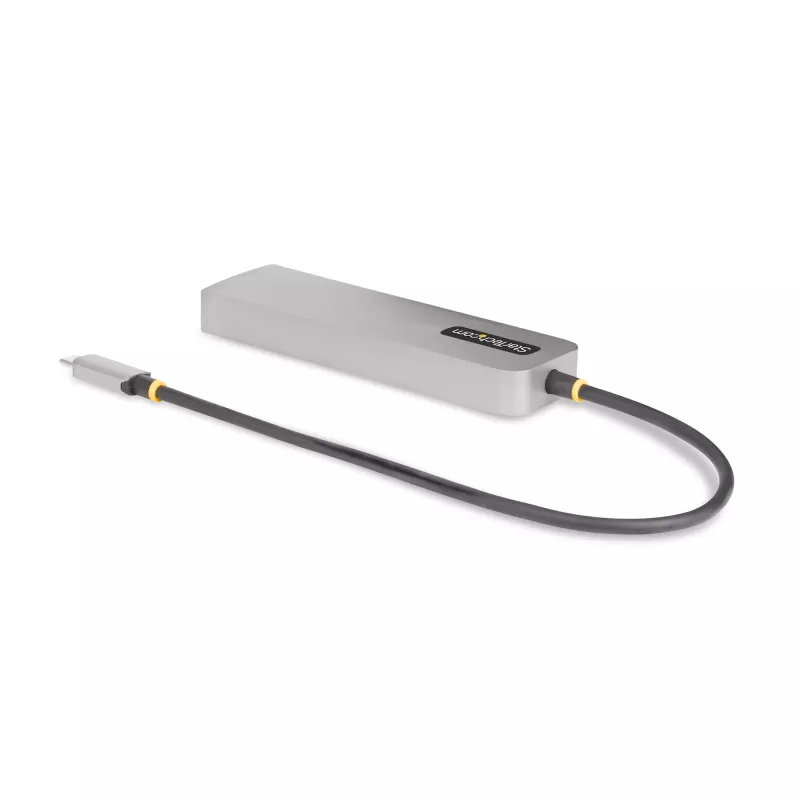 StarTech.com 3-portový USB-C hub s 2,5 Gbit/s Ethernetom a 100 W Power Delivery Pass-Through, USB 3.2 10 Gbit/s, 2x USB-A/1x USB-C, prenosný USB Type-C adaptérový hub