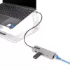 StarTech.com 3-portový USB-C hub s 2,5 Gbit/s Ethernetom a 100 W Power Delivery Pass-Through, USB 3.2 10 Gbit/s, 2x USB-A/1x USB-C, prenosný USB Type-C adaptérový hub