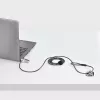 StarTech.com slim Lock K-Slot kompatibilný, 1,5 m zámkový kábel, ochrana proti krádeži na stole pre notebook, oceľový kábel proti prerezaniu, číselný zámok