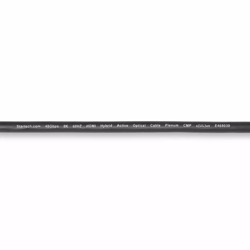 StarTech.com 9,1 m HDMI 2.1 hybridný aktívny optický kábel (AOC), CMP, Plenum certifikovaný, 8K Ultra High Speed HDMI 2.1/2.0 optický kábel, 48 Gbit/s, 8K 60 Hz/4K 120 Hz, HDR10+/FRL/TMDS/eARC