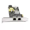 StarTech.com 2-portová 2.5Gbps NBASE-T PoE sieťová karta, dual Intel I225-V, 802.3af/at PoE+ Multi-Gigabit NIC, PCI Express serverová LAN karta, LP4/8-pin PCIe napájaná