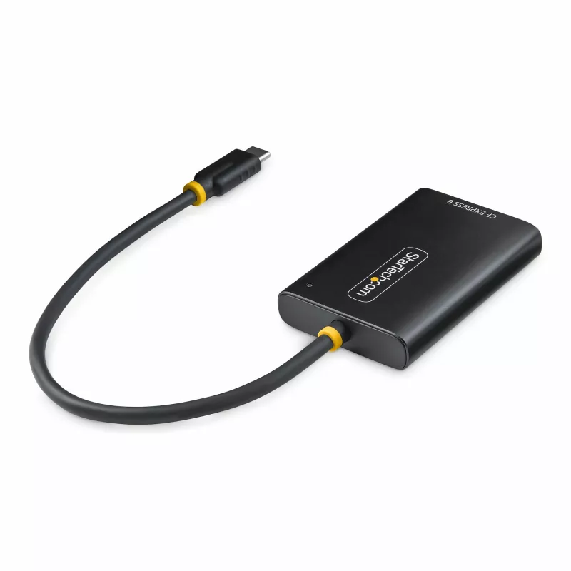 StarTech.com USB-C CFexpress Type-B čítačka kariet, USB 10Gbps, prenosná čítačka pamäťových kariet, USB Type-C na CF-Express 2.0 adaptér, funguje s každým operačným systémom