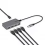 StarTech.com 4-portový USB-A hub, 5 Gbit/s, bus-powered, USB-A na 4x USB-A hub s USB-C pomocným napájacím vstupom, 30 cm hostiteľský kábel, prenosný desktop/notebook USB hub