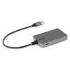 StarTech.com 4-portový USB-A hub, 5 Gbit/s, bus-powered, USB-A na 4x USB-A hub s USB-C pomocným napájacím vstupom, 30 cm hostiteľský kábel, prenosný desktop/notebook USB hub
