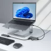 StarTech.com 4-portový USB-A hub, 5 Gbit/s, bus-powered, USB-A na 4x USB-A hub s USB-C pomocným napájacím vstupom, 30 cm hostiteľský kábel, prenosný desktop/notebook USB hub