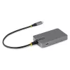 StarTech.com 4-portový USB-C hub, 5 Gbit/s, bus-powered, USB-C na 4x USB-A hub s USB-C pomocným napájacím vstupom, 1ft/30cm hostiteľský kábel, prenosný desktop/notebook USB hub