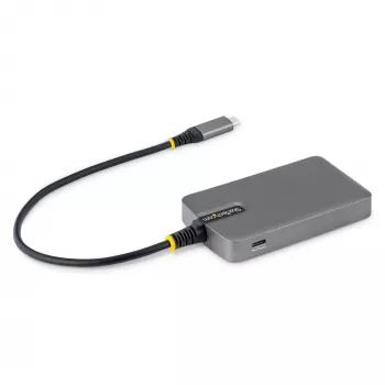 StarTech.com 4-portový USB-C hub, 5 Gbit/s, bus-powered, USB-C na 4x USB-A hub s USB-C pomocným napájacím vstupom, 1ft/30cm hostiteľský kábel, prenosný desktop/notebook USB hub
