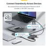 StarTech.com 4-portový USB-C hub, 5 Gbit/s, bus-powered, USB-C na 4x USB-A hub s USB-C pomocným napájacím vstupom, 1ft/30cm hostiteľský kábel, prenosný desktop/notebook USB hub