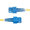 StarTech.com 5m (16.4ft) SC na SC (UPC) OS2 singlemode duplex optický kábel, 9/125µm, 40G/100G zipcord, odolný voči ohybu, nízky útlm – LSZH optický patch kábel