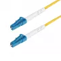 StarTech.com 3m LC na LC (UPC) OS2 singlemode simplex optický kábel, 9/125µm, 40G/100G, odolný voči ohybu, nízky útlm – LSZH optický patch kábel