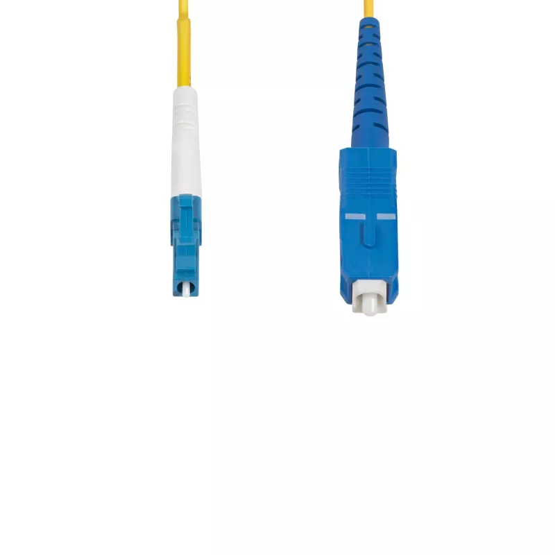 StarTech.com 3m LC na SC (UPC) OS2 singlemode simplex optický kábel, 9/125µm, 40G/100G, odolný voči ohybu, nízky útlm – LSZH optický patch kábel