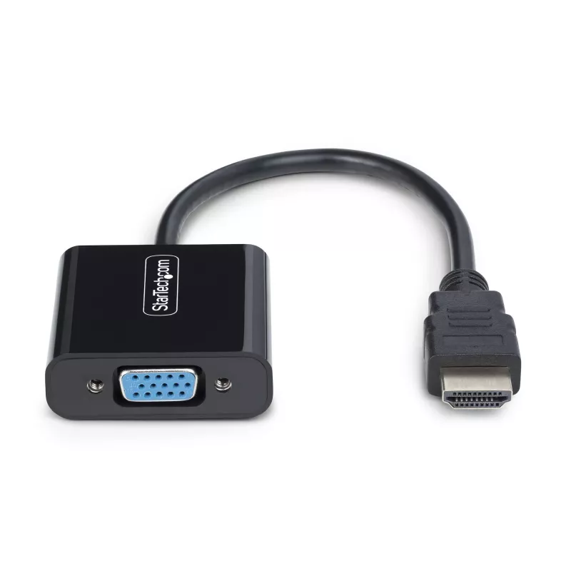 StarTech.com HDMI na VGA adaptér, aktívny video konvertor pre notebook/desktop, 1920x1080 (1080p), HDMI zdroj na VGA monitor/display/projektor