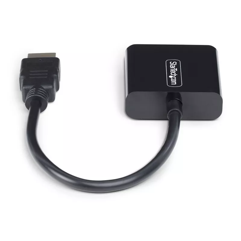 StarTech.com HDMI na VGA adaptér, aktívny video konvertor pre notebook/desktop, 1920x1080 (1080p), HDMI zdroj na VGA monitor/display/projektor