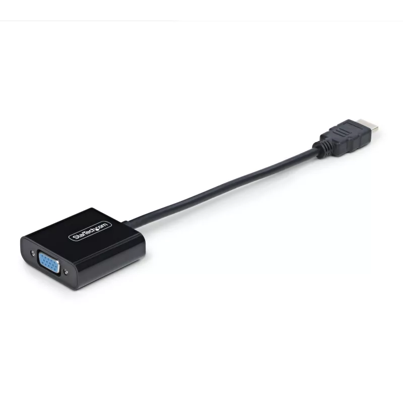 StarTech.com HDMI na VGA adaptér, aktívny video konvertor pre notebook/desktop, 1920x1080 (1080p), HDMI zdroj na VGA monitor/display/projektor