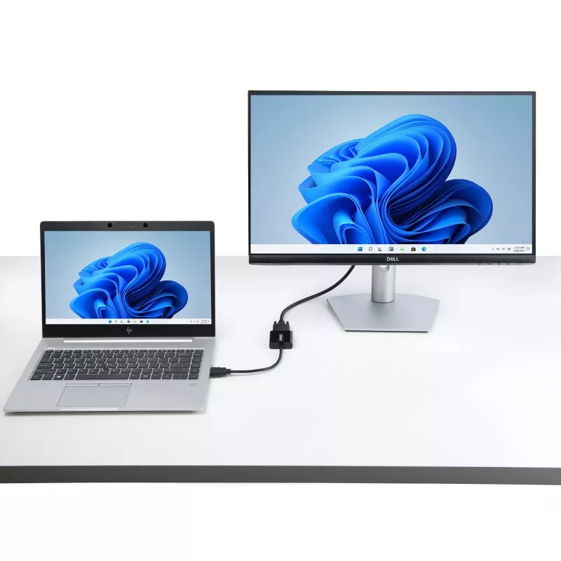 StarTech.com HDMI na VGA adaptér, aktívny video konvertor pre notebook/desktop, 1920x1080 (1080p), HDMI zdroj na VGA monitor/display/projektor