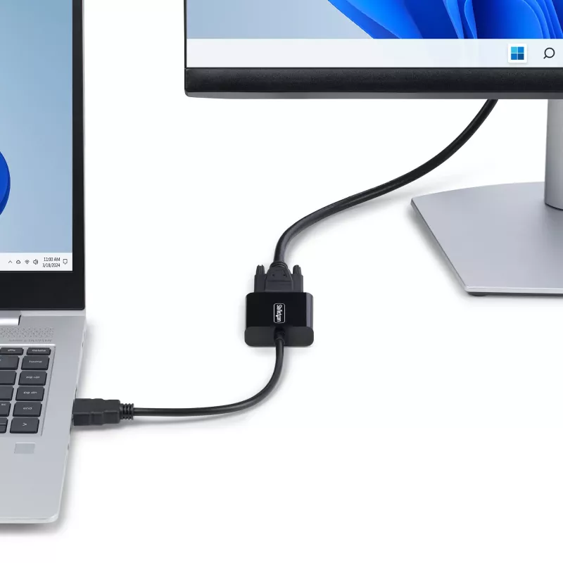 StarTech.com HDMI na VGA adaptér, aktívny video konvertor pre notebook/desktop, 1920x1080 (1080p), HDMI zdroj na VGA monitor/display/projektor