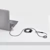StarTech.com 25-pack univerzálny zámok na notebook 2 m, serializované bezpečnostné lanko pre notebook, kompatibilné s Noble Wedge®/Nano/K-slot, kábel s bezklúčovým číselným zámkom – TAA