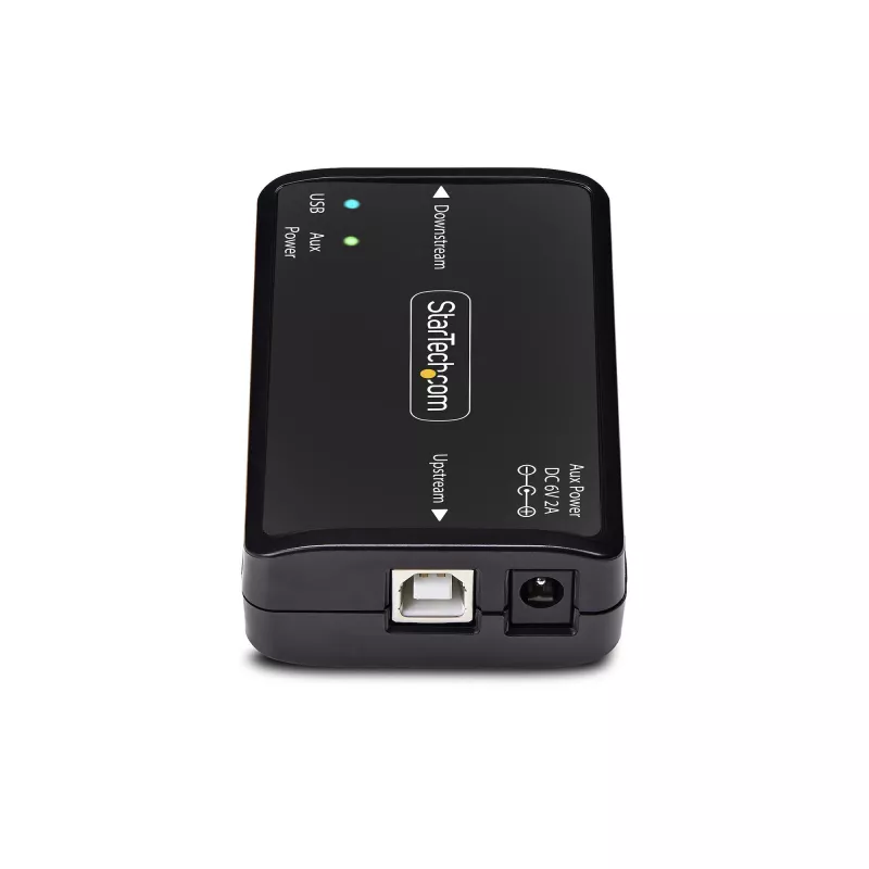 USB galvanický izolátor od StarTech.com, až do 6 kV, elektrický odrušovací filter, IP40, montáž na DIN lištu, izolovaný sieťový filter, USB 2.0/1.1, 5 V/250 mA, Plug-and-Play, TAA