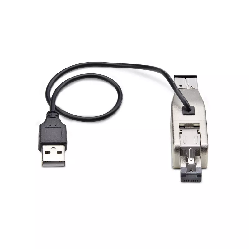 StarTech.com gigabitový optický na RJ45 Ethernet mediálny konvertor dongle, optický singlemode 10 km/multimode 800 m, USB napájanie, kompaktný dizajn, kovové puzdro, Micro Mini, TAA
