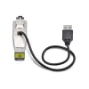 StarTech.com gigabitový optický na RJ45 Ethernet mediálny konvertor dongle, optický singlemode 10 km/multimode 800 m, USB napájanie, kompaktný dizajn, kovové puzdro, Micro Mini, TAA