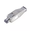 StarTech.com gigabitový optický na RJ45 Ethernet mediálny konvertor dongle, optický singlemode 10 km/multimode 800 m, PoE napájaný, kompaktný dizajn, kovové puzdro, Micro Mini, TAA