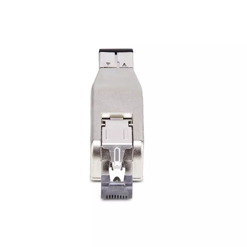 StarTech.com gigabitový optický na RJ45 Ethernet mediálny konvertor dongle, optický singlemode 10 km/multimode 800 m, PoE napájaný, kompaktný dizajn, kovové puzdro, Micro Mini, TAA