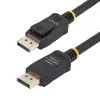 StarTech.com 2m (6.6ft) VESA-certifikovaný DisplayPort kábel – 10-pack – DisplayPort 1.2 kábel so zámkom, 4K 60Hz UHD, DP-na-DP kábel pre monitor, uzamykateľné DP konektory