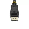 StarTech.com 2m (6.6ft) VESA-certifikovaný DisplayPort kábel – 10-pack – DisplayPort 1.2 kábel so zámkom, 4K 60Hz UHD, DP-na-DP kábel pre monitor, uzamykateľné DP konektory