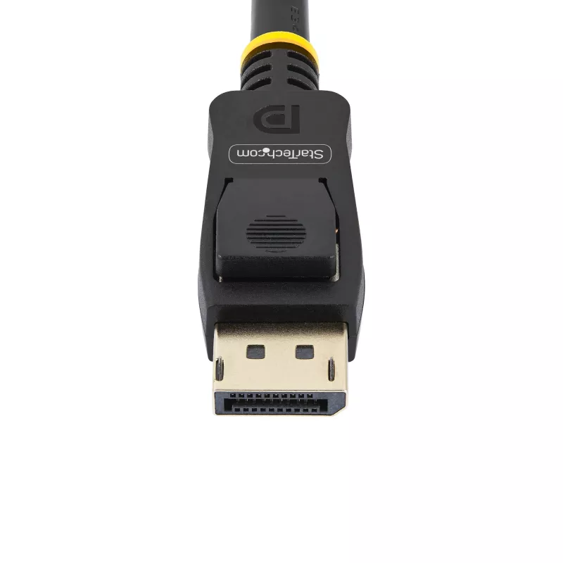 StarTech.com 2m (6.6ft) VESA-certifikovaný DisplayPort kábel – 10-pack – DisplayPort 1.2 kábel so zámkom, 4K 60Hz UHD, DP-na-DP kábel pre monitor, uzamykateľné DP konektory