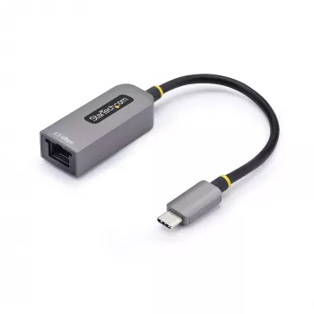 StarTech.com 2,5GbE USB-C na Ethernet adaptér, NBASE-T NIC, USB 3.0 Type-C 2,5/1G multi-speed sieť, kompatibilný s Thunderbolt, Windows & Mac