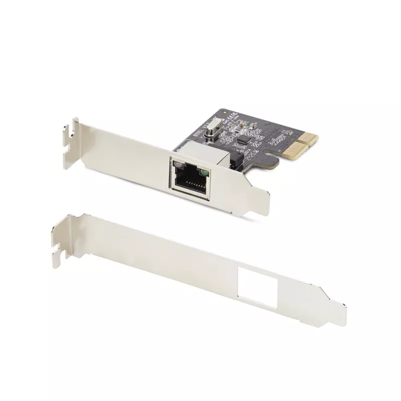 StarTech.com 1-portová Gigabit PCIe sieťová karta, Low-Profile NIC, 10/100/1000Mbps PCI Express LAN karta, Realtek RTL8111H, Windows a Linux, TAA-kompatibilná