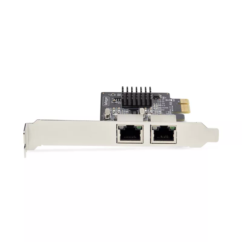 StarTech.com 2-portová Gigabit PCIe sieťová karta, 10/100/1000Mbit/s PCI Express NIC, Dual Realtek RTL8111H, kompatibilná s Windows a Linux, TAA-kompatibilná