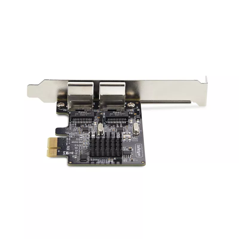 StarTech.com 2-portová Gigabit PCIe sieťová karta, 10/100/1000Mbit/s PCI Express NIC, Dual Realtek RTL8111H, kompatibilná s Windows a Linux, TAA-kompatibilná