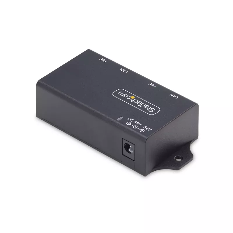 StarTech.com 2-portový Gigabit Midspan PoE+ injektor, 10/100/1000 Mbit/s, PoE+ (802.3af/at), 30W, 1 Gbit/s Ethernet, na montáž na stenu, unmanaged Inline Power over Ethernet
