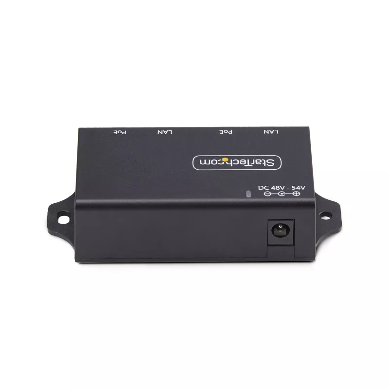 StarTech.com 2-portový Gigabit Midspan PoE+ injektor, 10/100/1000 Mbit/s, PoE+ (802.3af/at), 30W, 1 Gbit/s Ethernet, na montáž na stenu, unmanaged Inline Power over Ethernet