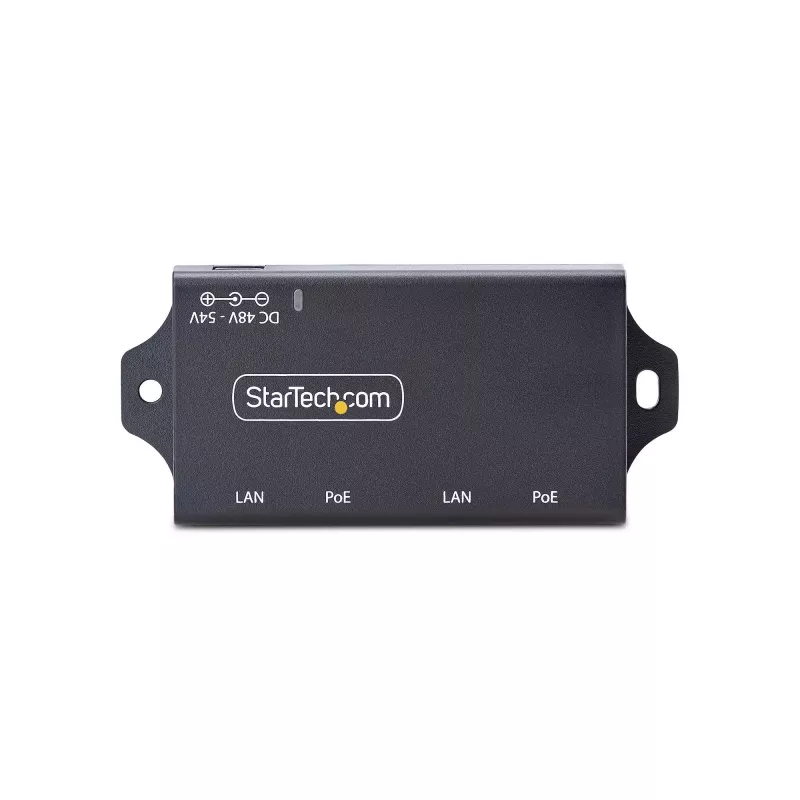 StarTech.com 2-portový Gigabit Midspan PoE+ injektor, 10/100/1000 Mbit/s, PoE+ (802.3af/at), 30W, 1 Gbit/s Ethernet, na montáž na stenu, unmanaged Inline Power over Ethernet