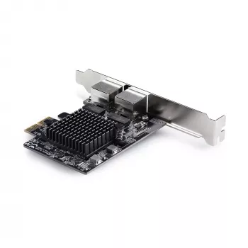 StarTech.com 2-portová 5G Gigabit PCIe sieťová karta, 5G/2.5G/1G/100M/10M PCI Express LAN karta, Realtek RTL8126, Windows a Linux, TAA-kompatibilná