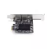 StarTech.com 2-portová 5G Gigabit PCIe sieťová karta, 5G/2.5G/1G/100M/10M PCI Express LAN karta, Realtek RTL8126, Windows a Linux, TAA-kompatibilná