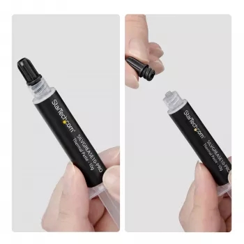 StarTech.com vysokovýkonná silikónová teplovodivá pasta, 14,5W/m•K vodivosť, teplovodivé spojenie pre CPU, GPU a IC, zlepšuje odvod tepla v počítačoch