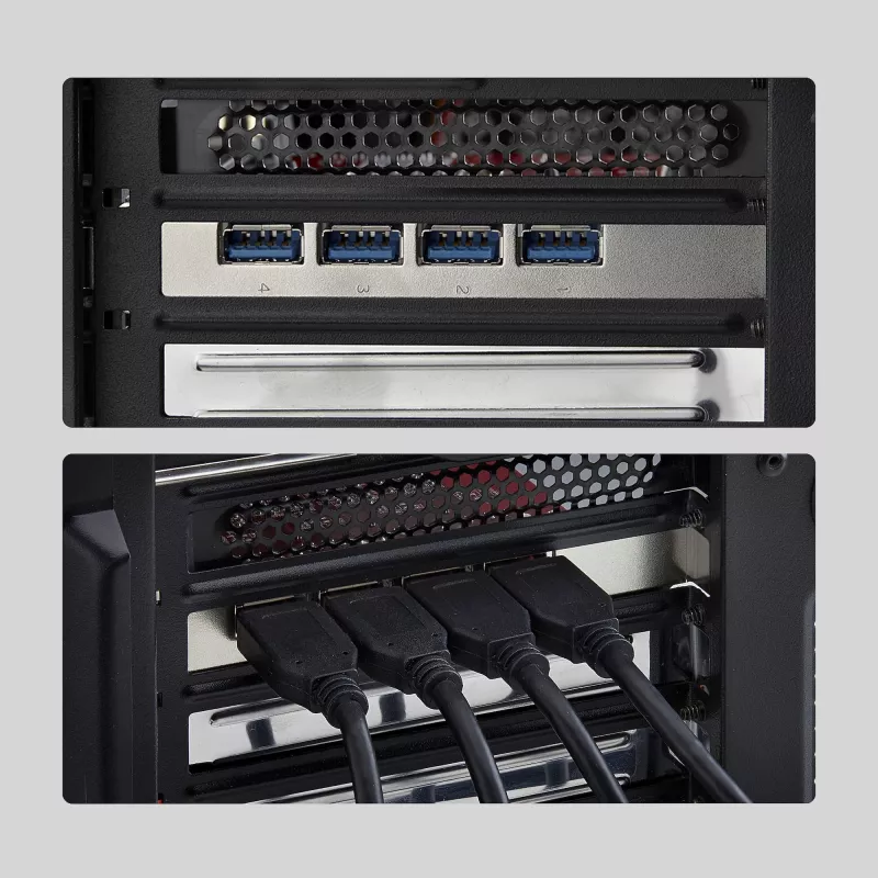 StarTech.com 4-portová USB-A PCIe karta, USB 3.2 10 Gbit/s, PCI Express 3.0 rozširujúca karta, 4x nezávislý USB radič, Windows/Linux/macOS, TAA-kompatibilná