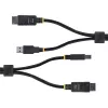 StarTech.com 10ft (3m) DisplayPort a USB 5Gbps KVM kábel, 4K 60Hz, univerzálne kompatibilný DP 1.2/USB 3.0 combo kábel pre KVM prepínače