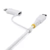 StarTech.com 1m (3ft) Rugged 2-in-1 USB-C nabíjací kábel s Lightning adaptérom, 30W/60W (3A), Apple MFi certifikovaný, pletený USB-C nabíjací kábel pre iPhone/iPad/Android