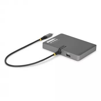 StarTech.com USB-C na Quad-Monitor Workstation adaptér, 4K 60Hz DisplayPort, 140W PD Passthrough pre nabíjanie laptopu, USB port pre bezdrôtovú klávesnicu / myš, TAA