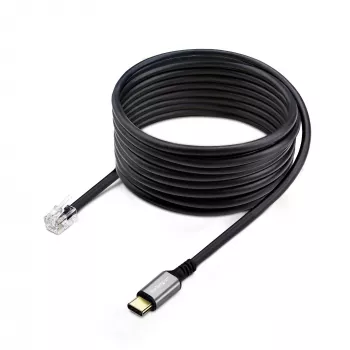 StarTech.com UR9-HEADSET-ADAPTER káblový adaptér USB-C RJ-9 čierny