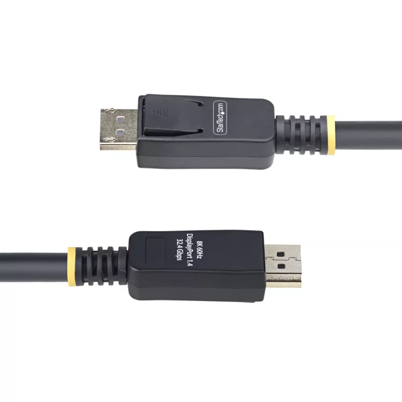 StarTech.com 3m DisplayPort 1.4 predlžovací kábel, DP 1.4 Port-Saver kábel, 8K 60Hz, DP konektor samec na DP konektor samica predlžovací kábel, DisplayPort predlžovací kábel, TPE plášť, samec/samica