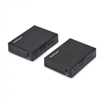 StarTech.com VDSL2 Ethernet extender sada cez jednovodičový pár, až do 0,6 míle (1 km) dosah, LAN repeater cez telefónnu linku/CAT5e/CAT6, až do 300 Mbit/s, náhrada za 110VDSLEXTEU – TAA