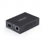 StarTech.com 10GbE Multi-Gigabit Open SFP+ Fiber mediálny konvertor, 10G/5G/2.5G/1G/100M, medený na 10GBASE-X SFP+, Singlemode, Multimode, 16K Jumbo Frames, TAA