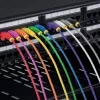 StarTech.com 50 cm fialový štíhly CAT6 ethernetový kábel, Snagless, 100W PoE, UTP, LSZH, 28AWG Pure Bare Copper Wire, štíhly RJ45 sieťový patch kábel s odľahčením ťahu, jednotlivo testovaný